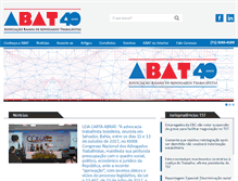 Tablet Screenshot of abat.org.br
